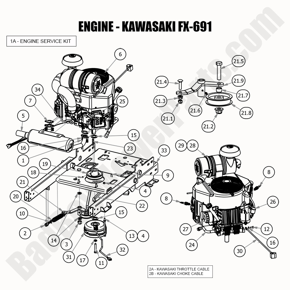 2020 Revolt - Engine - Kawasaki FX691V